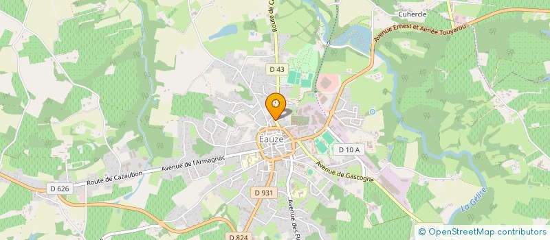 localisation de l'entreprise KONIG  EAUZE