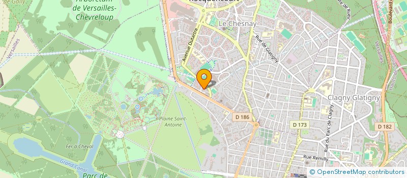 localisation de l'entreprise KONIVENCE  LE CHESNAY-ROCQUENCOURT