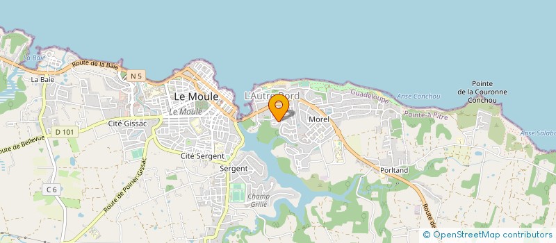 localisation de l'entreprise KONK A LAMBI à LE MOULE