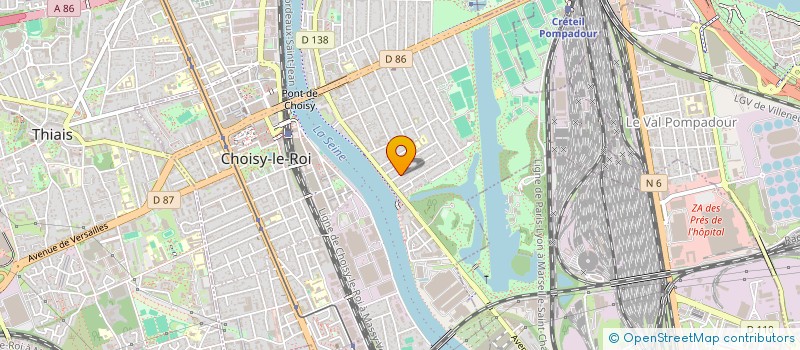 localisation de l'entreprise KONKAT à CHOISY-LE-ROI