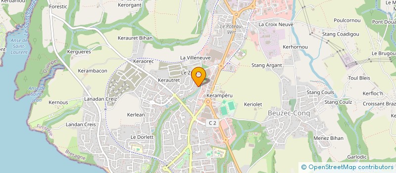 localisation de l'entreprise KONKERN IMMOBILIER à CONCARNEAU