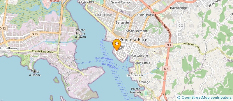 localisation de l'entreprise KONMINIKASYON ASI ANVIRONMAN A ZOT à POINTE A PITRE