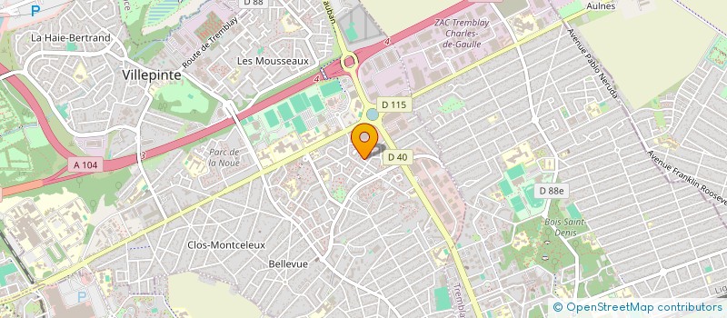 localisation de l'entreprise KONNECT  VILLEPINTE