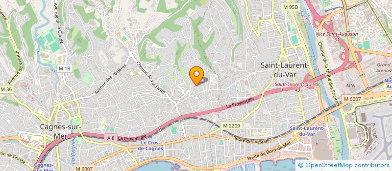 localisation de l'entreprise KONOGAN à CAGNES-SUR-MER