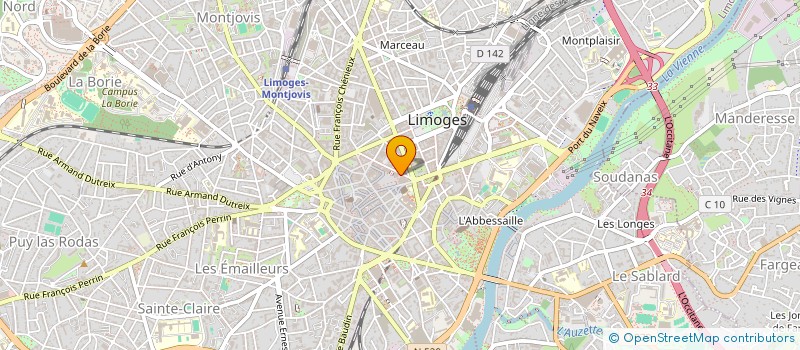 localisation de l'entreprise KONOHA à LIMOGES