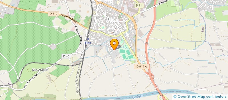 localisation de l'entreprise KONOP  ELNE