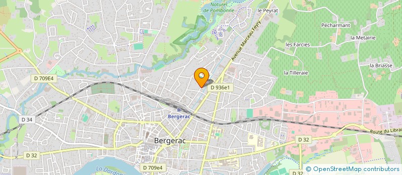 localisation de l'entreprise KONOPKA à BERGERAC