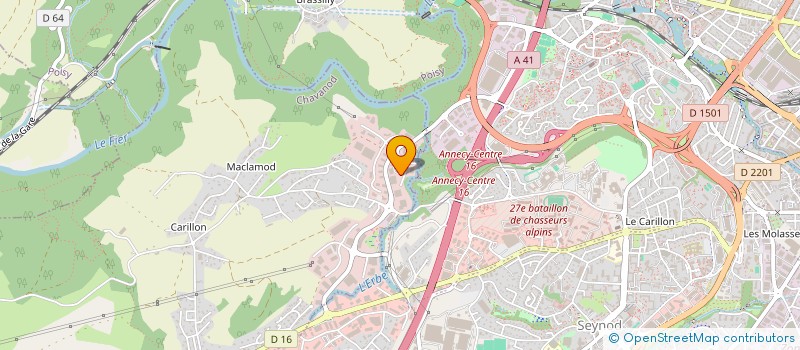 localisation de l'entreprise KONSTANCE  CHAVANOD