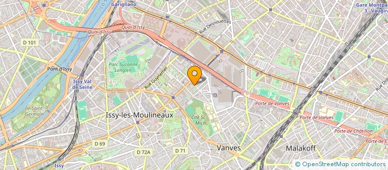 localisation de l'entreprise KONSTRICTORS VTC à ISSY-LES-MOULINEAUX