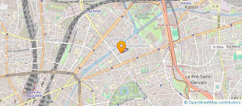 localisation de l'entreprise KONSTRUCT EVENEMENTIEL SAS  PARIS