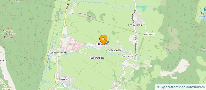 localisation de l'entreprise KONSULTANTS  VILLARD-DE-LANS