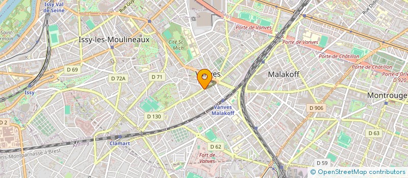 localisation de l'entreprise KONTAKT à VANVES