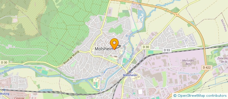 localisation de l'entreprise KONTAKT  MOLSHEIM