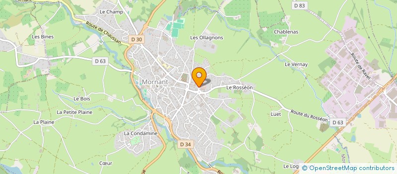 localisation de l'entreprise KONTAKTE 2  MORNANT