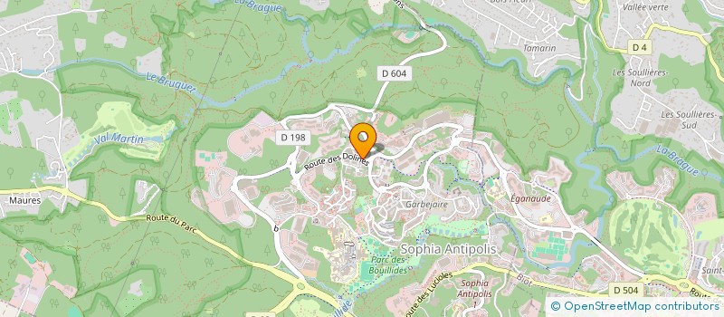 localisation de l'entreprise KONTE V  VALBONNE