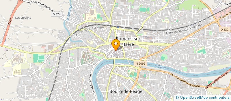 localisation de l'entreprise KONTENAIRS à ROMANS-SUR-ISERE