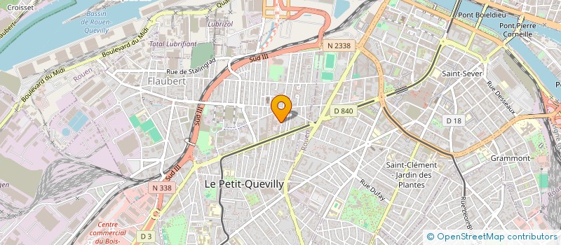 localisation de l'entreprise KONTFEEL à LE PETIT-QUEVILLY