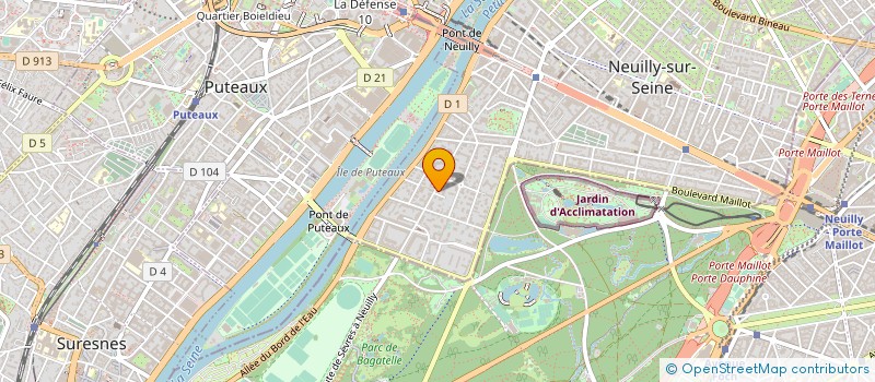 localisation de l'entreprise KONTI à NEUILLY-SUR-SEINE