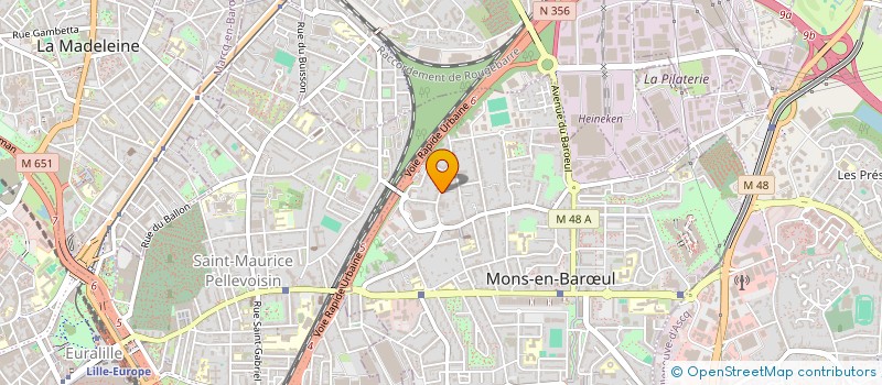 localisation de l'entreprise KONTRAST à LILLE