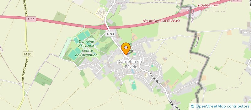 localisation de l'entreprise KONTRAST ELECTRICITE à CAMPHIN-EN-PEVELE