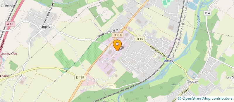 localisation de l'entreprise KONTRATISTA à DISSAY