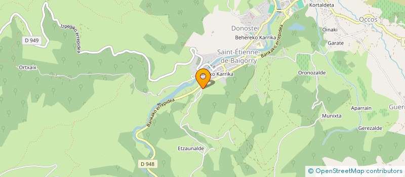 localisation de l'entreprise KONTSEILU ETA FINANTZAKETAK  SAINT ETIENNE DE BAIGORRY