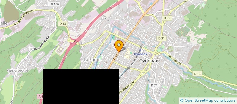 localisation de l'entreprise KONUKLAR à OYONNAX