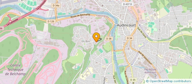 localisation de l'entreprise KONVERGEANCE à VALENTIGNEY