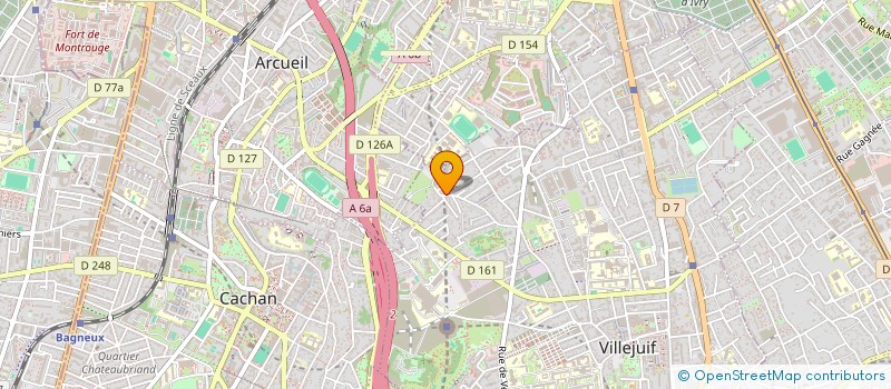 localisation de l'entreprise KONWAGO  VILLEJUIF