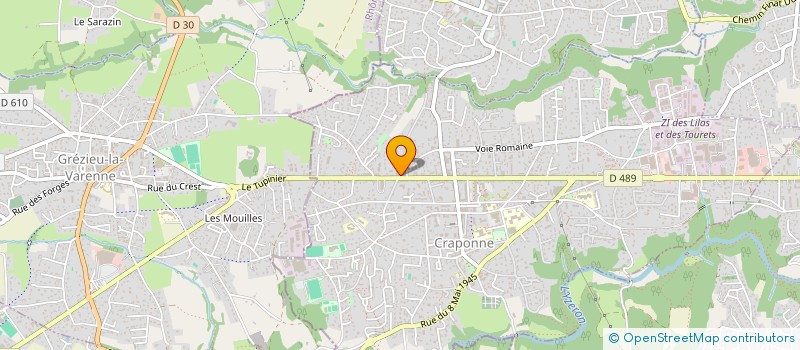 localisation de l'entreprise KONY OFFROAD  CRAPONNE