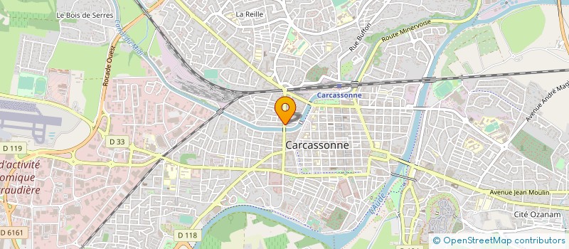 localisation de l'entreprise KOOB IMMOBILIER à CARCASSONNE