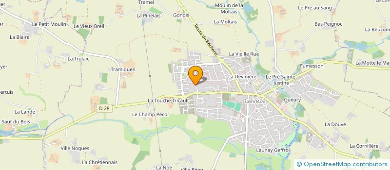 localisation de l'entreprise KOOG IMMO1  GEVEZE