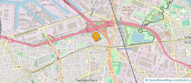 localisation de l'entreprise KOOGAN INTERNATIONAL à GENNEVILLIERS