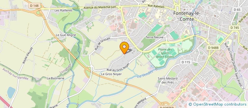 localisation de l'entreprise KOOKABURRA  FONTENAY-LE-COMTE