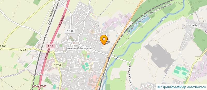 localisation de l'entreprise KOOKABURRA  JAUNAY-MARIGNY