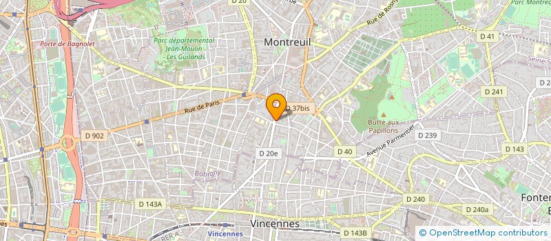 localisation de l'entreprise KOOL à MONTREUIL