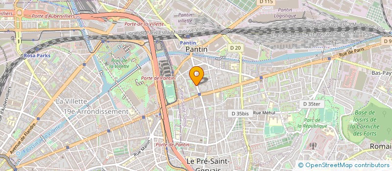 localisation de l'entreprise KOOL à PANTIN