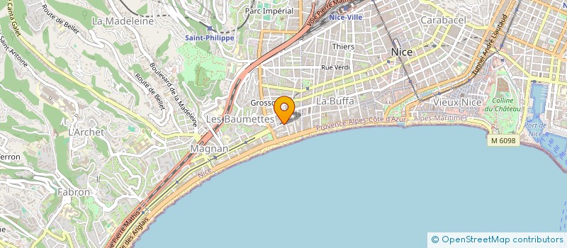 localisation de l'entreprise KOOL'N'KITSCH à NICE