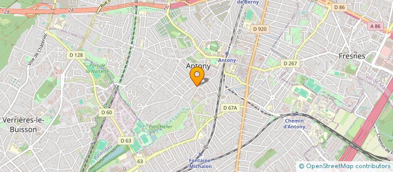 localisation de l'entreprise KOOLKIDS RUGBY à ANTONY