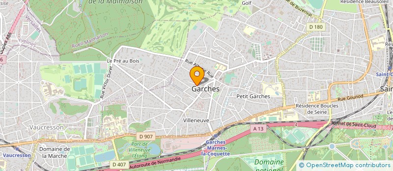 localisation de l'entreprise KOOPCEA à GARCHES