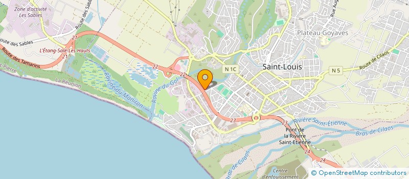 localisation de l'entreprise KOP ASSL SPORTIF à SAINT-LOUIS