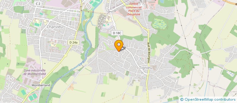 localisation de l'entreprise KOP EXPRESS à TIGNIEU-JAMEYZIEU