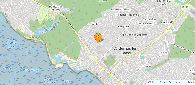localisation de l'entreprise KOP.K à ANDERNOS-LES-BAINS