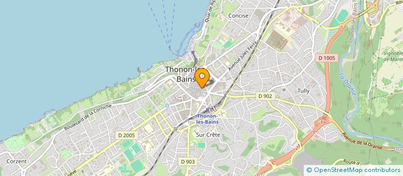 localisation de l'entreprise KOP'S à THONON-LES-BAINS