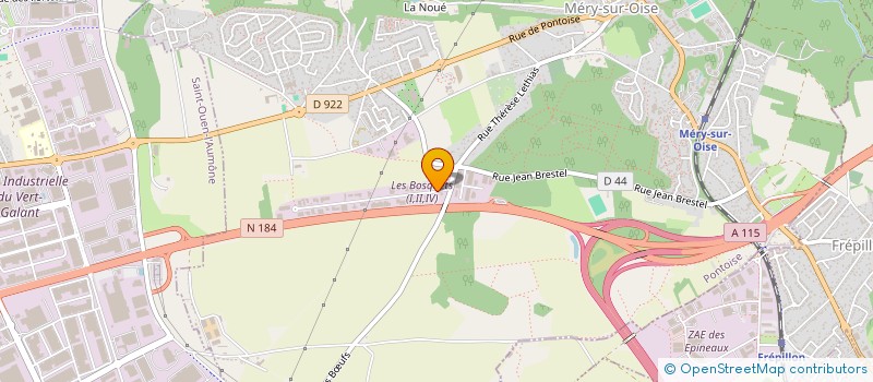 localisation de l'entreprise KOPAL-CAROSSINO à MERY-SUR-OISE
