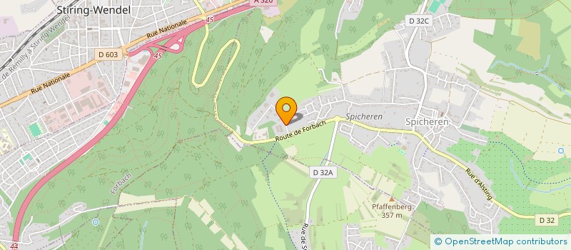 localisation de l'entreprise KOPAMA  FORBACH