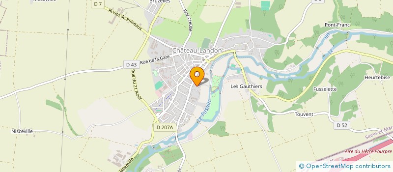 localisation de l'entreprise KOPEC  CHATEAU-LANDON