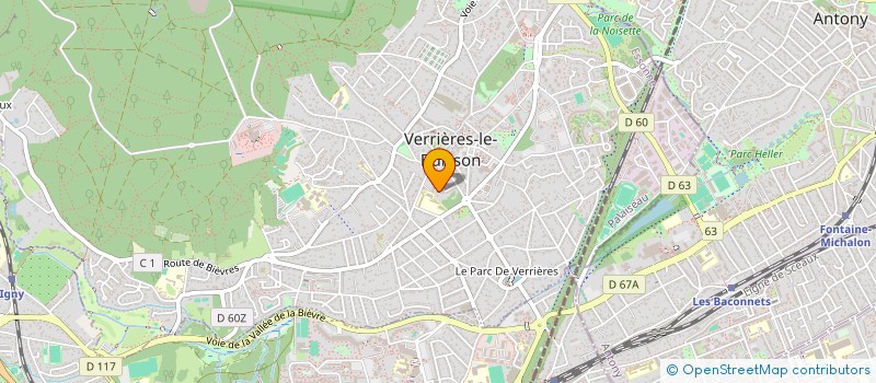 localisation de l'entreprise KOPERNIC 17 à VERRIERES-LE-BUISSON