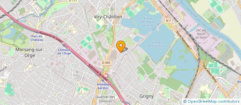 localisation de l'entreprise KOPEX à VIRY-CHATILLON