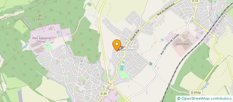 localisation de l'entreprise KOPP TRANSPORTS à VALMONT
